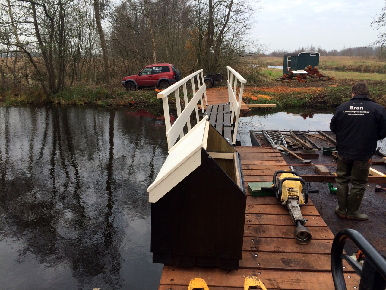 brug Scheene (2) Nieuwe brug over de Scheene