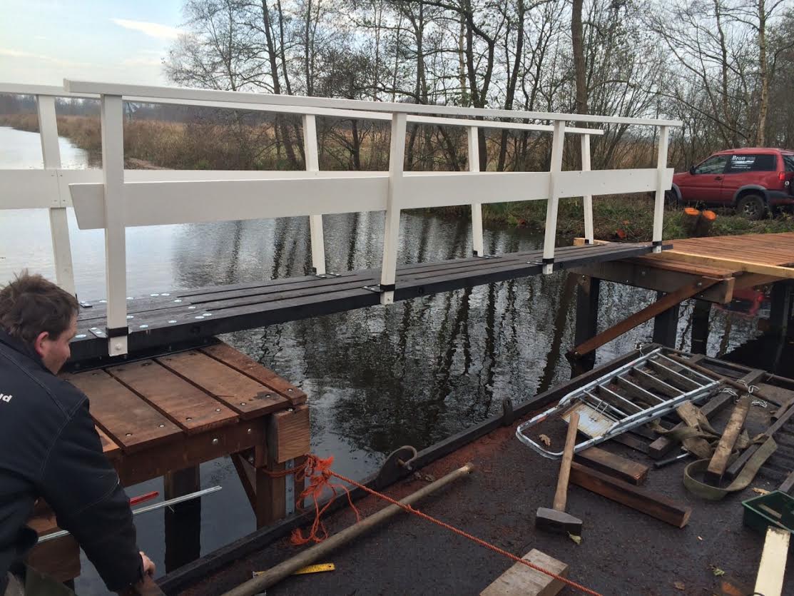 brug Scheene (4) Nieuwe brug over de Scheene